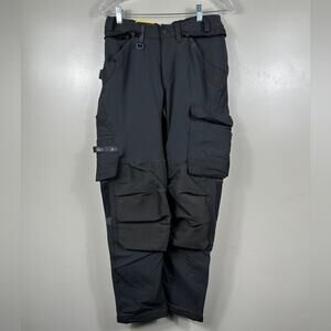 NWT BLAKLADER WOMEN'S 4-WAY STRETCH PANTS DETACHABLE UTILITY POCKETS BLACK SZ 4